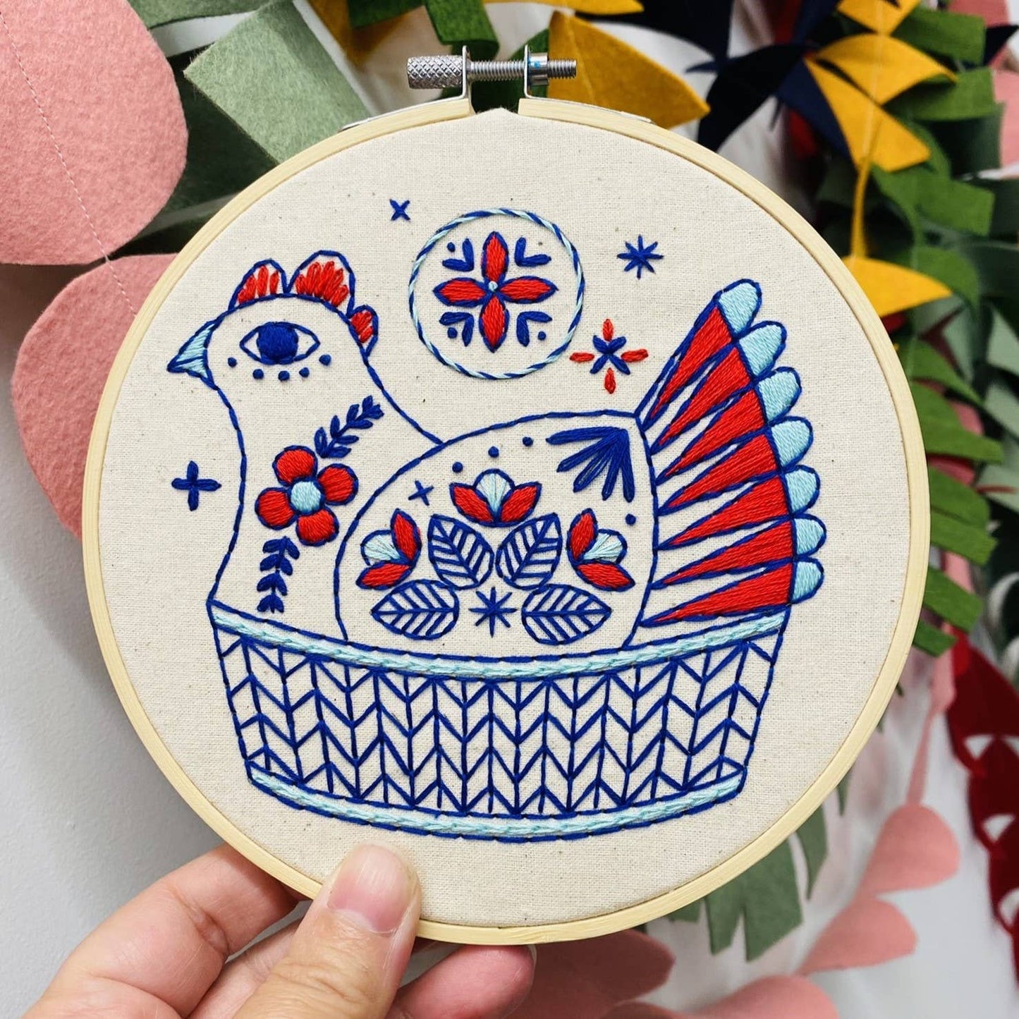 Kit de broderie complet French Hen