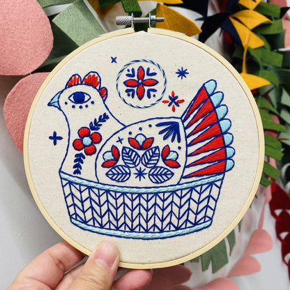 Kit de broderie complet French Hen