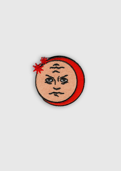 Patch thermocollant brodé Moon Shine