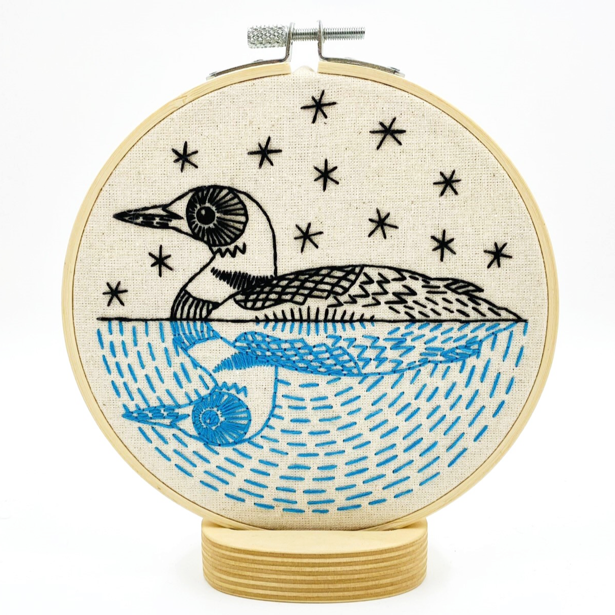 "Loon" Full Embroidery Kit