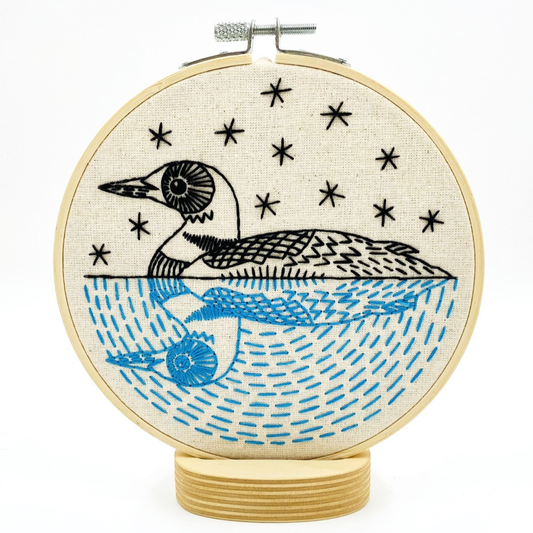 Kit complet de broderie « Loon »