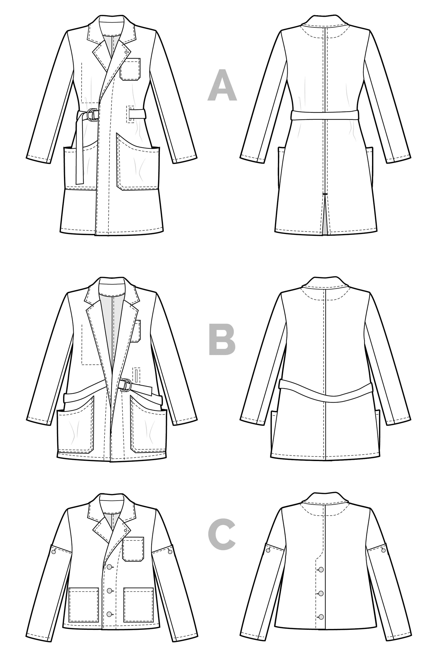 SIENNA workshop jacket | Paper pattern - Closet Core Patterns
