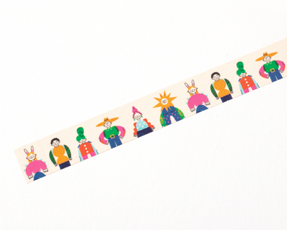 Ruban Washi Personnes Fantaisistes
