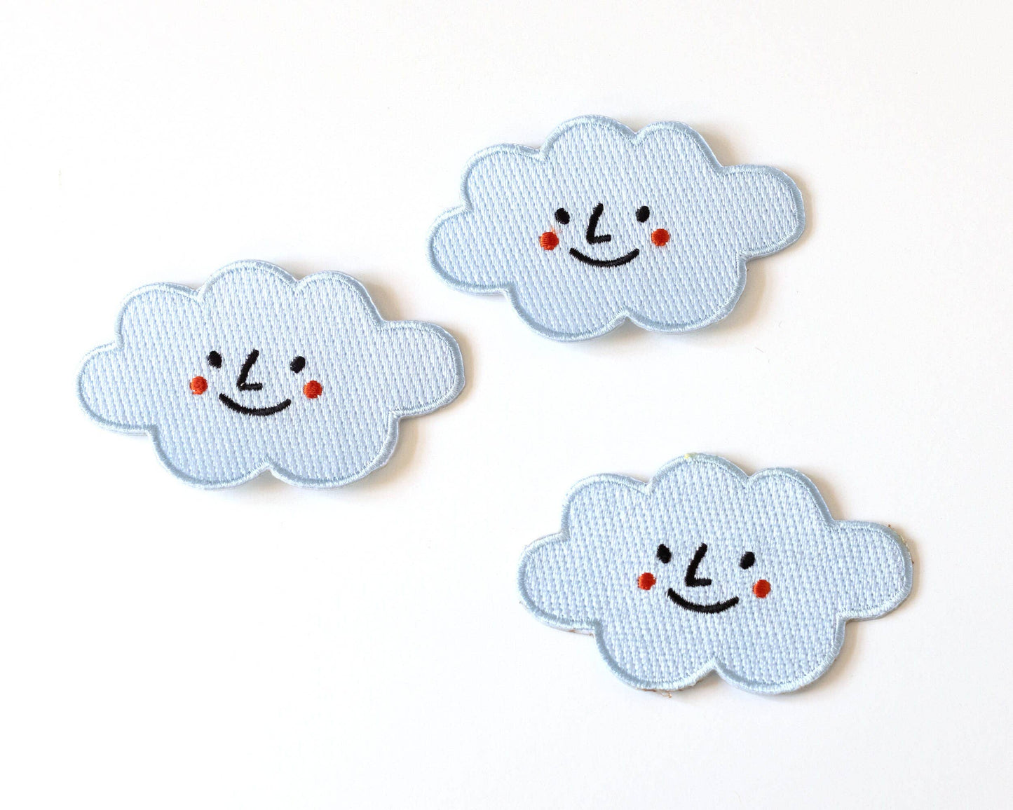 Happy Cloud Iron-on Patch - RippleSplash
