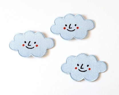 Happy Cloud Iron-on Patch - RippleSplash