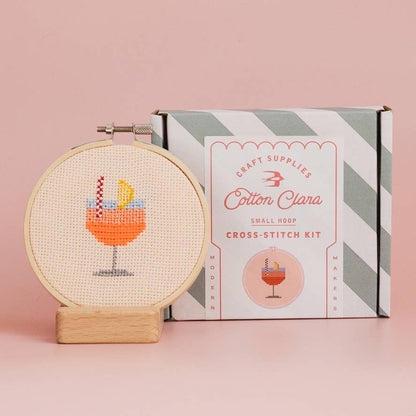 Kit de point de croix - Cocktail Spritz | Cotton Clara
