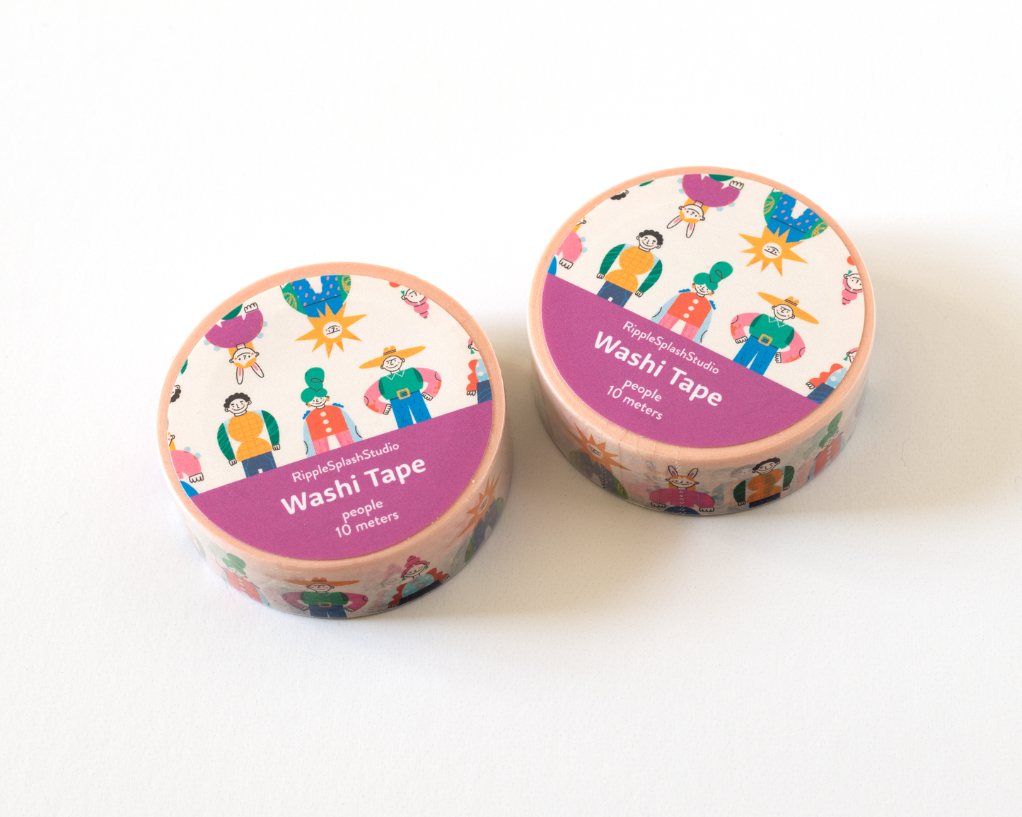 Ruban Washi Personnes Fantaisistes