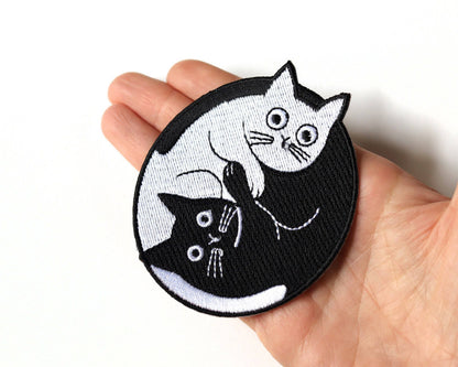 Patch thermocollant Chats Ying Yang - RippleSplash