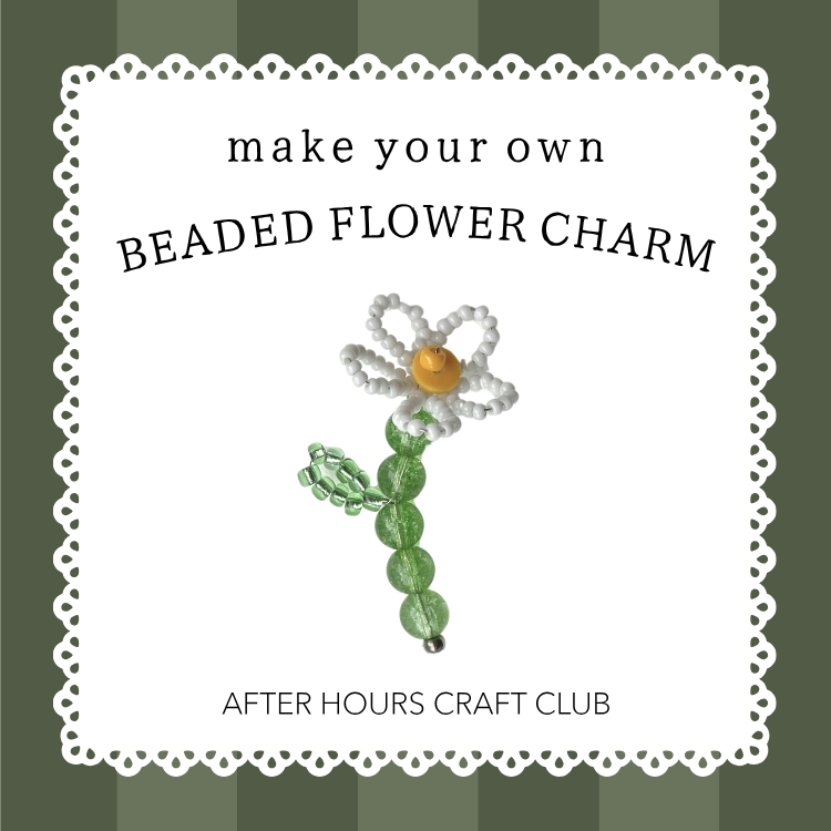 Kit de création de breloque fleur en perles