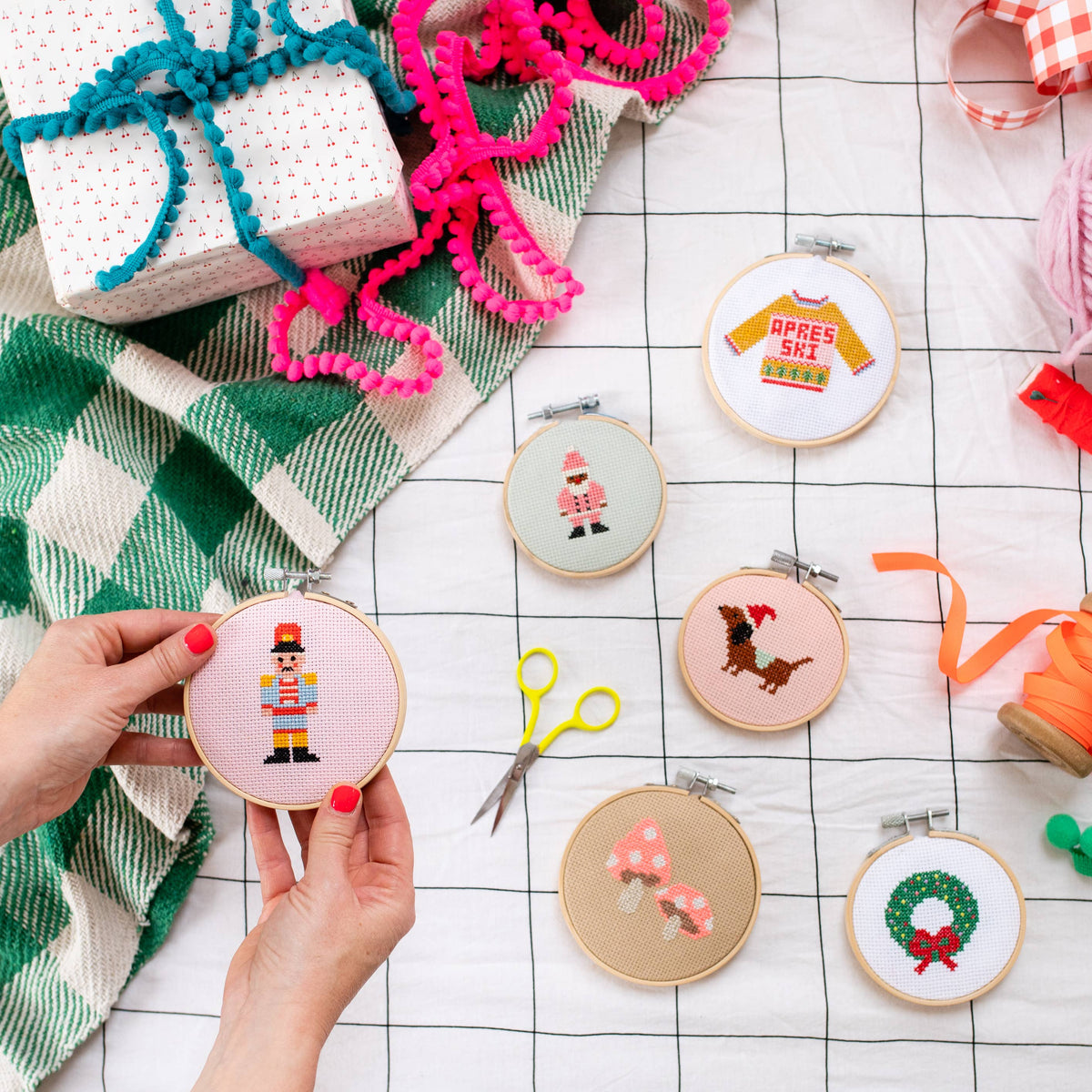 Kit de point de croix - Casse-Noisette de Noël | Cotton Clara