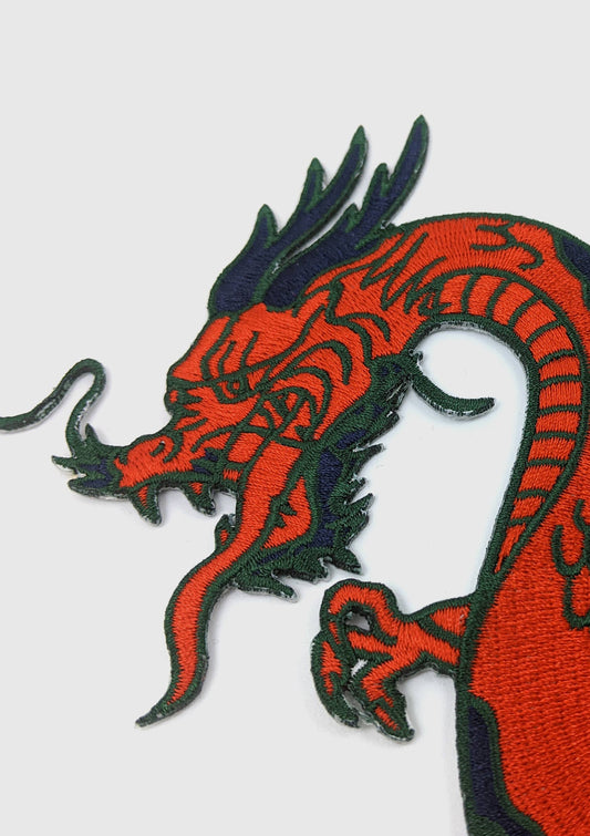 Écusson thermocollant - dragon fumant | Badaboöm