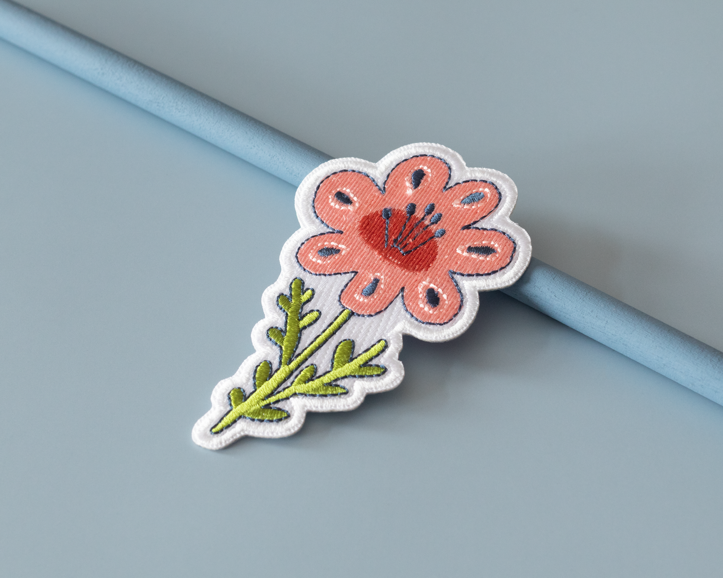 Patch thermocollant Fleur Rose - RippleSplash