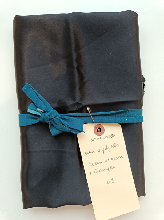 Satin de polyester - Coupon #93