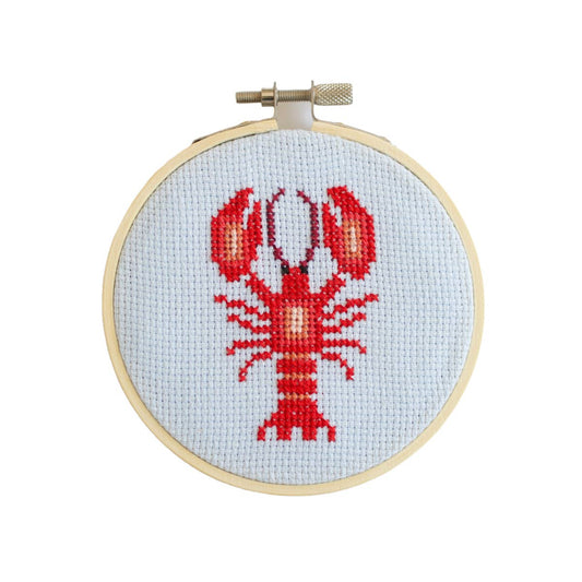 Kit de point de croix - Homard | Cotton Clara