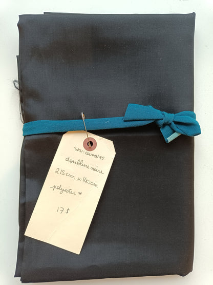 Doublure noire - Coupon #95