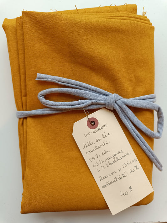 Toile de lin - Coupon #96