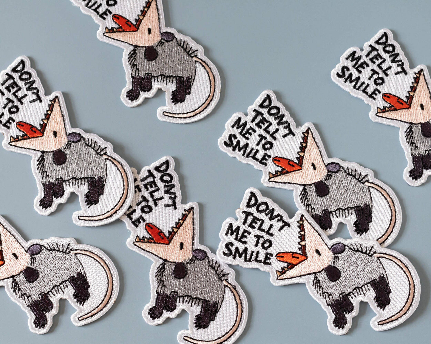 Patch thermocollant «Dont Tell Me To Smile Oppossum - RippleSplash