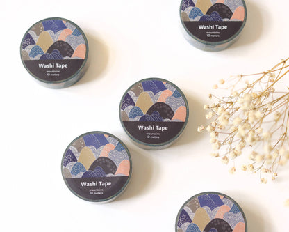 Ruban Washi Montagnes