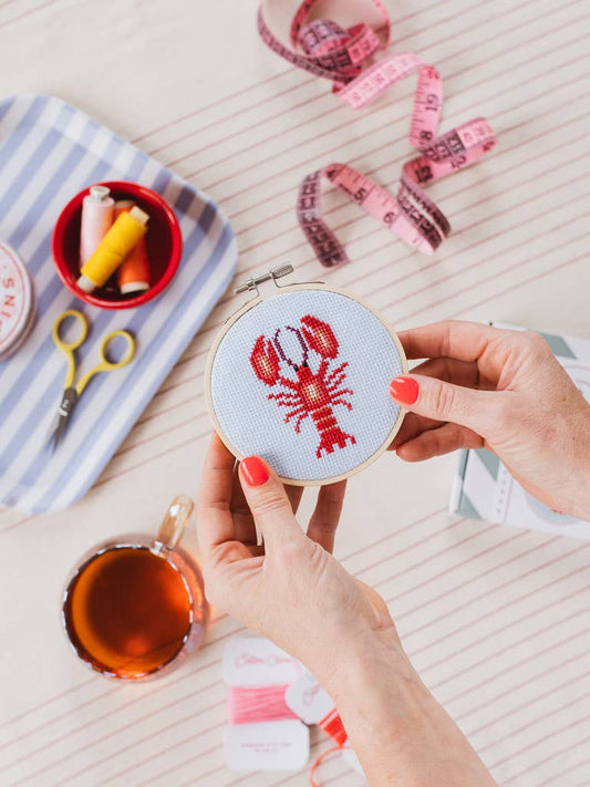 Kit de point de croix - Homard | Cotton Clara