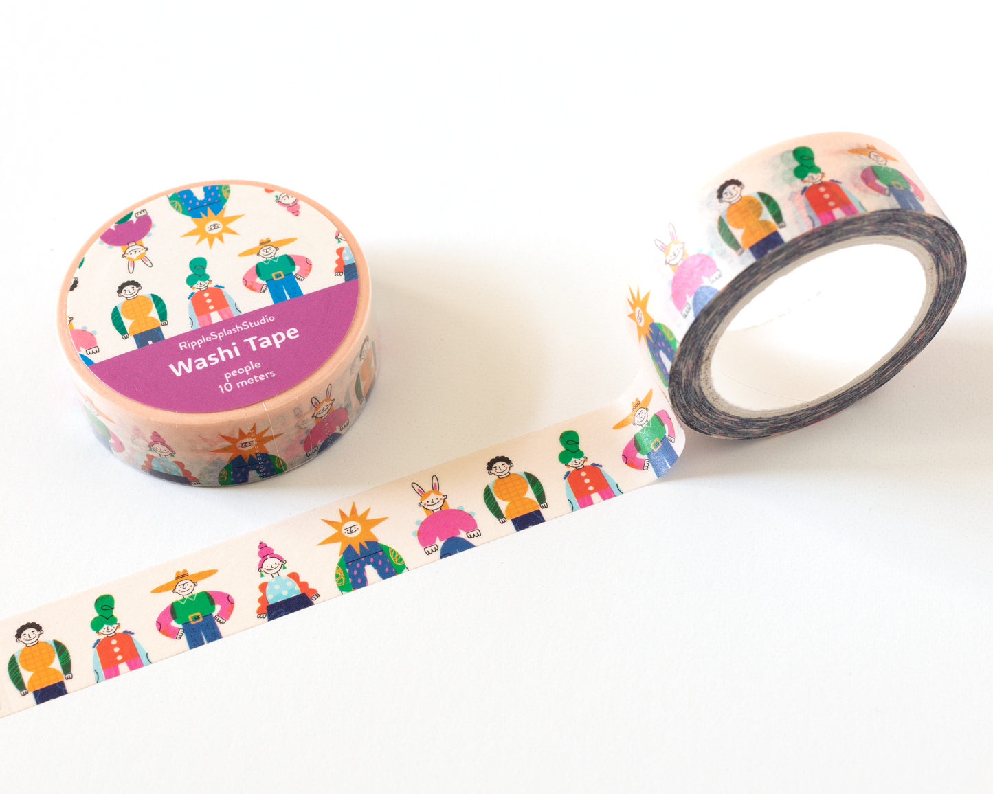 Ruban Washi Personnes Fantaisistes