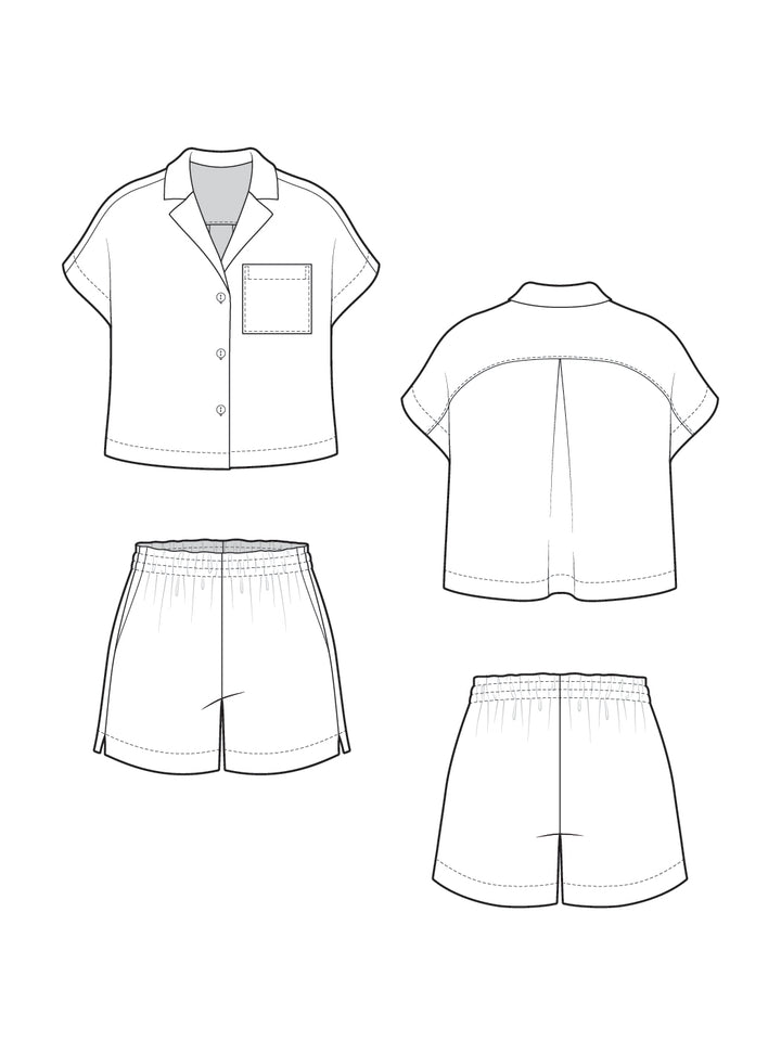 Ensemble Adriana | Patron papier - Closet Core Patterns
