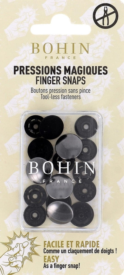 Boutons pression magiques (5 couleurs) - BOHIN