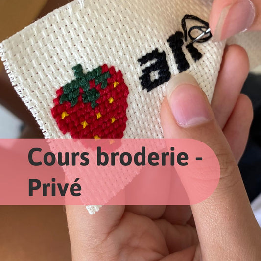 Private embroidery class in Montreal