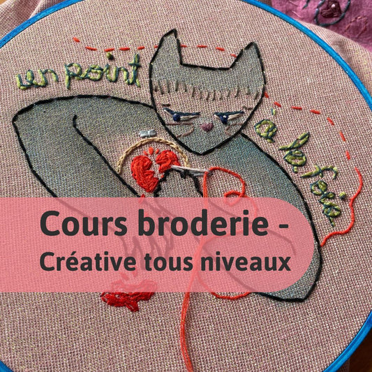 Embroidery - Creative all levels with Une Raton