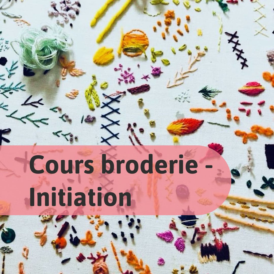 Cours de broderie – Atelier Espace Fabrik