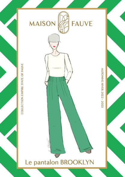 Brooklyn Pants - Paper Pattern - Maison Fauve