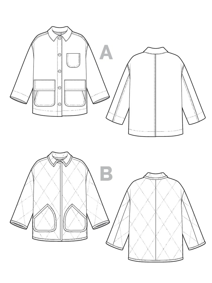 Veste Fowler | Patron papier - Closet Core Patterns