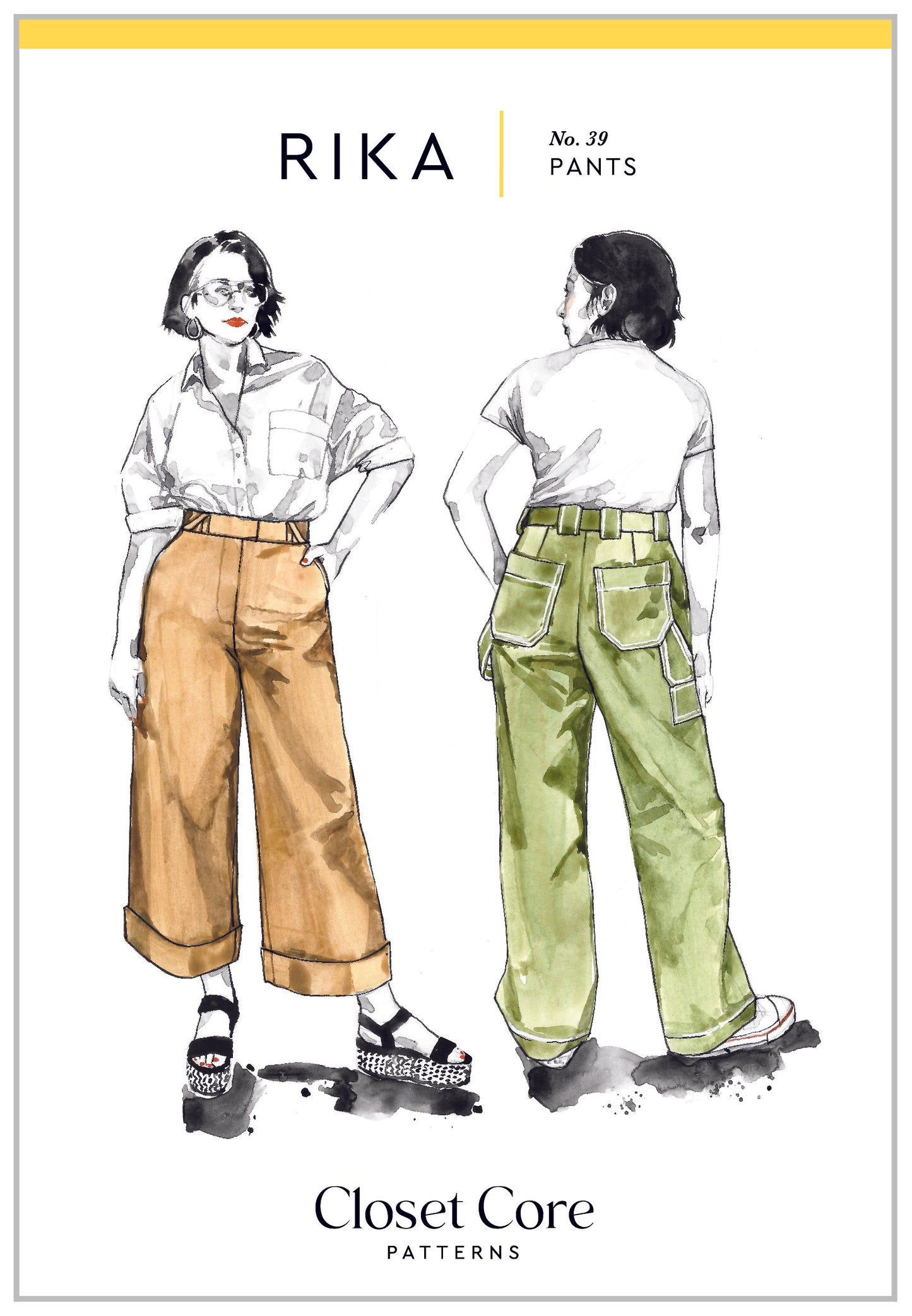 RIKA pants | Paper pattern - Closet Core Patterns