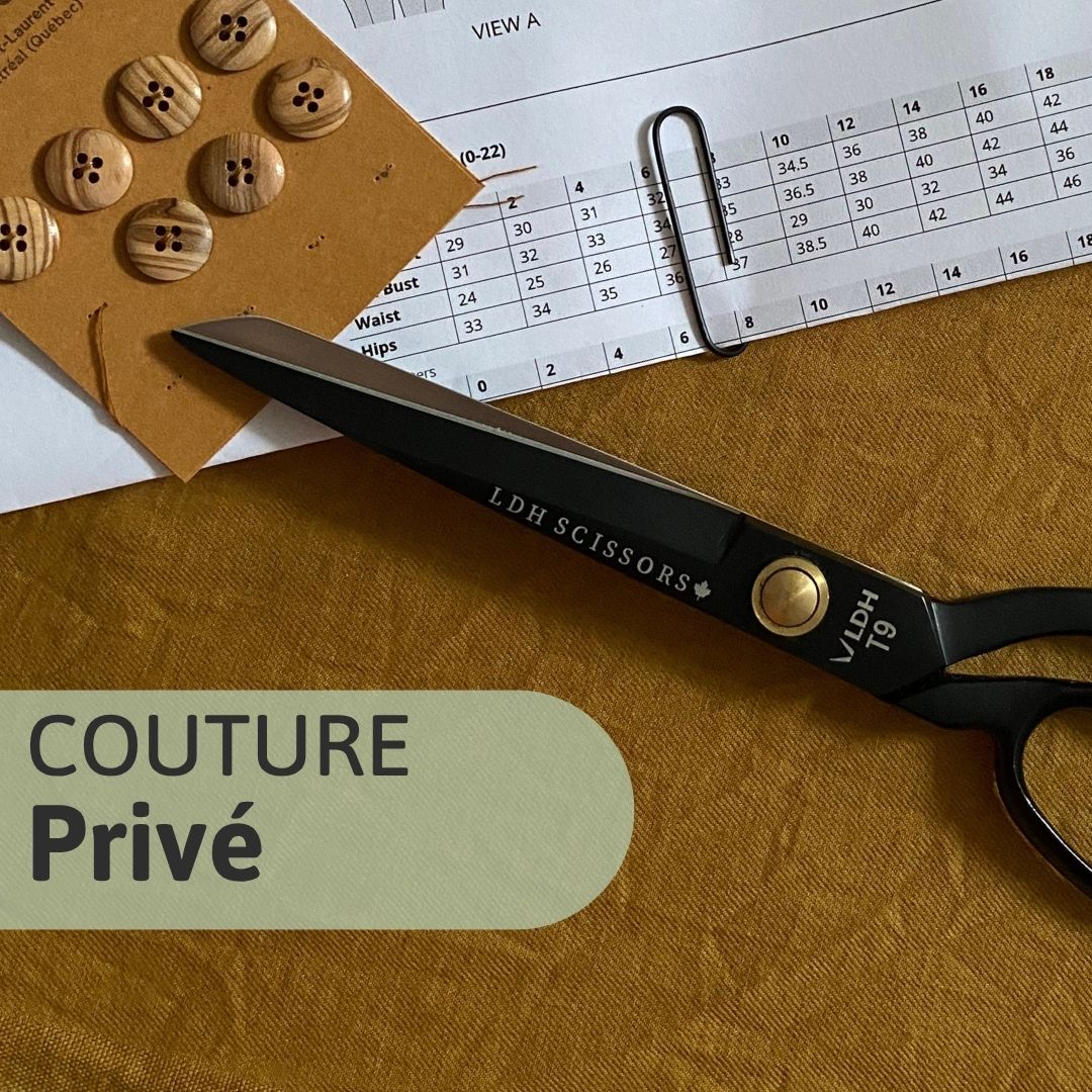 Cours de couture - Privé à Montréal