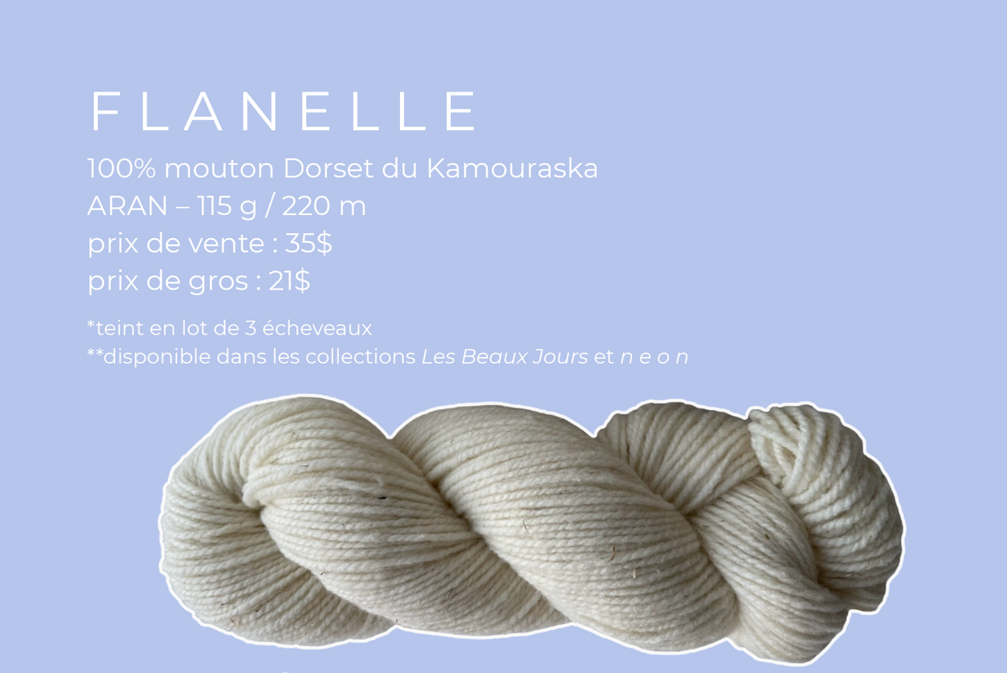 Flanelle - le pastel club - Aran