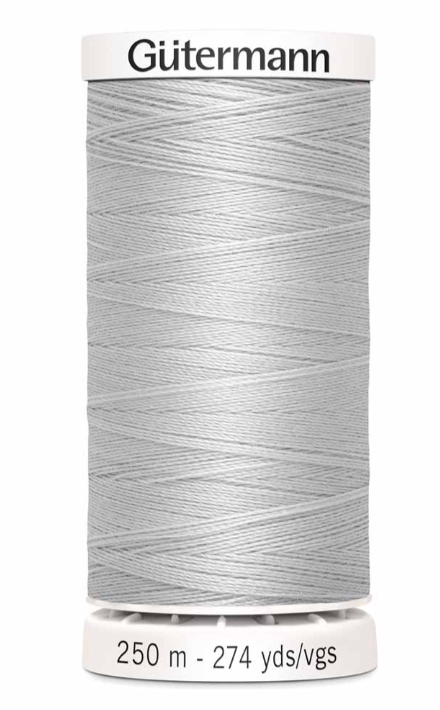 Fil de polyester -  100 Argent - GÜTERMANN - 250m