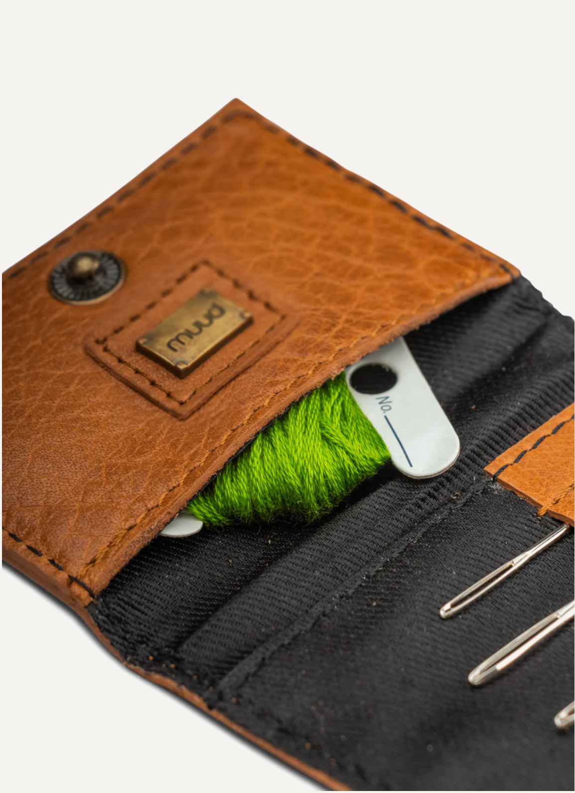 Etui de rangement pour aiguilles en cuir - Muud
