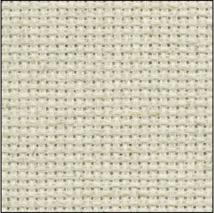 14 pt Aida canvas "Carolina linen" - 38 x 45.7cm - DMC