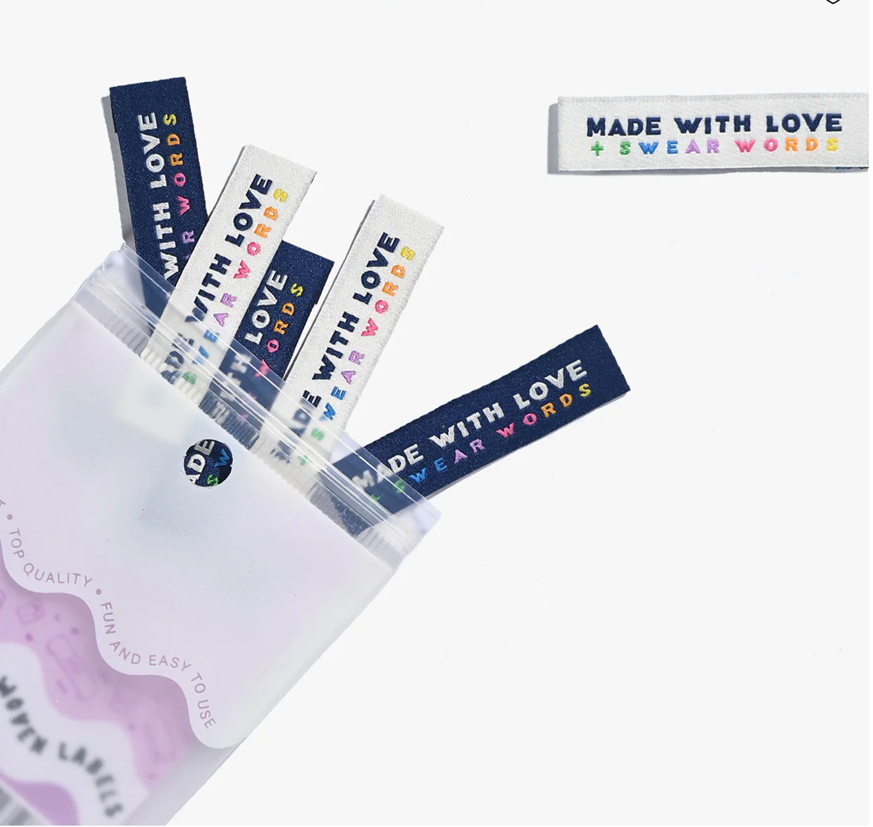 Étiquettes "Made with love and swear words" - KATM