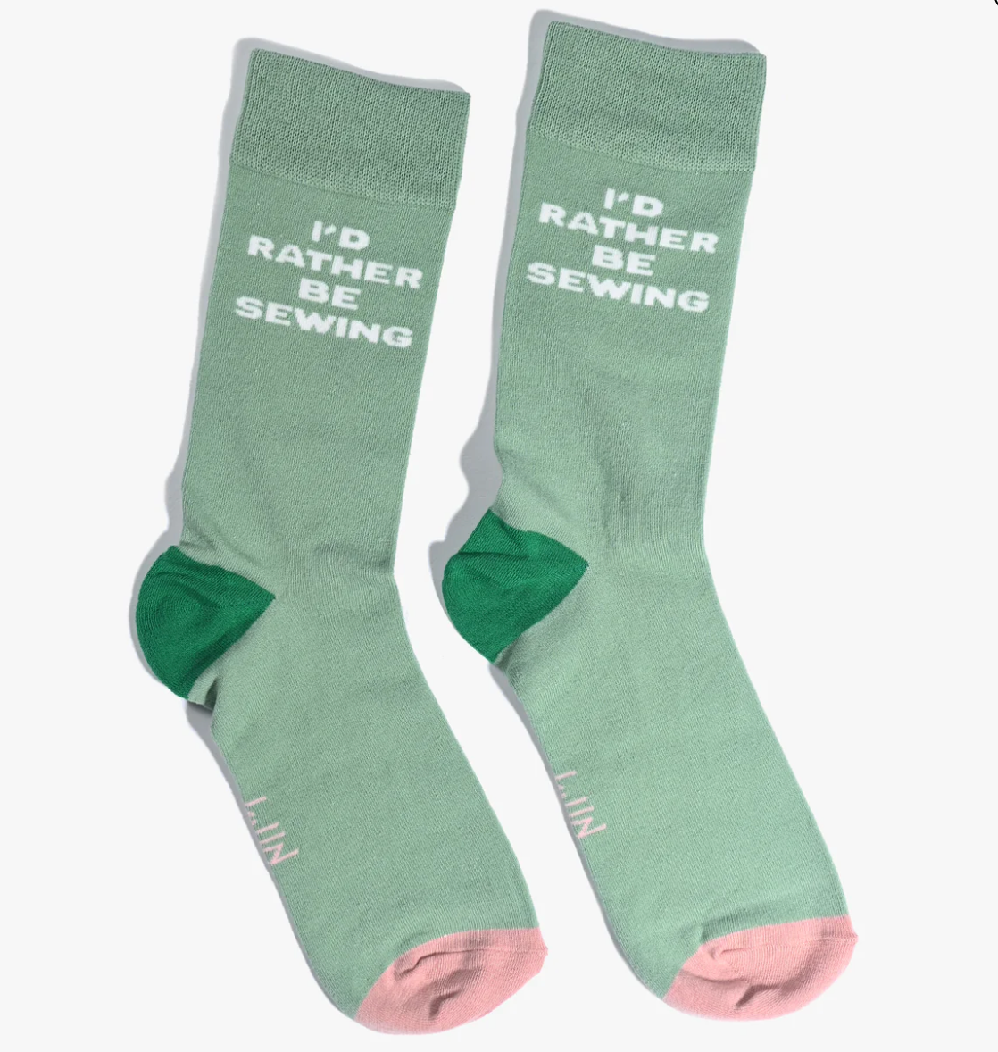 "I'd rather be sewing" stockings (2 colors) - KATM