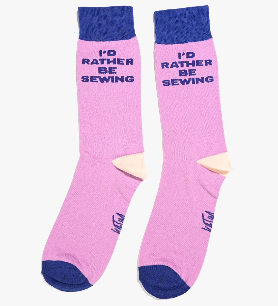 "I'd rather be sewing" stockings (2 colors) - KATM