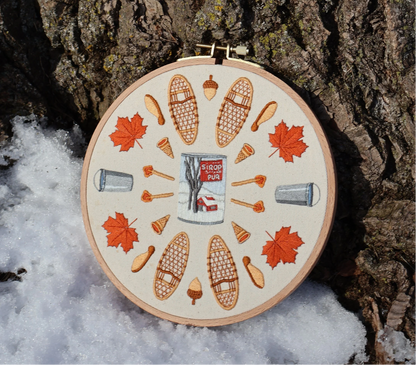 Ensemble de broderie - Le temps des sucres - BRODÉ SERRÉ