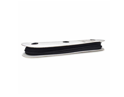 Cordon élastique 2,4mm - noir ou blanc - UNIQUE