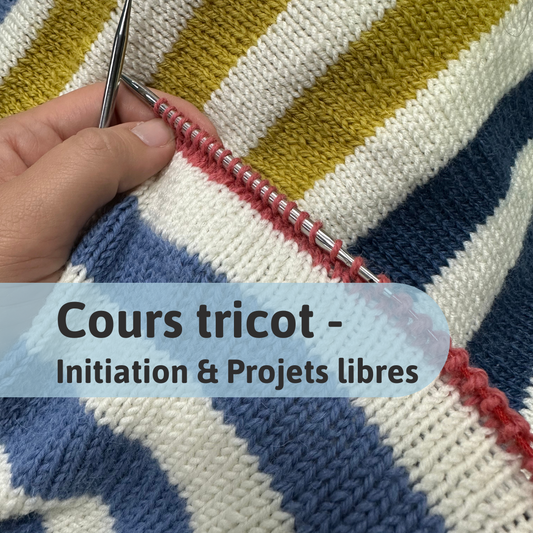 Cours Tricot - Initiation et projets libres à Montréal