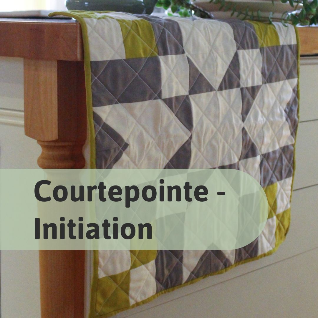 Initiation à la Courtepointe - Coussin étoilé