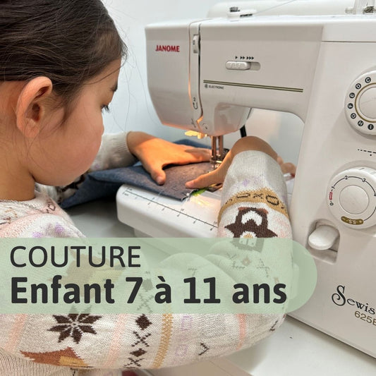 Cours de Couture - Enfant 7 à 11 ans à Montréal
