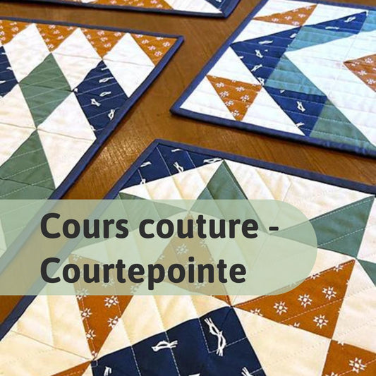 Courtepointe - Initiation et Projet libre à Montréal