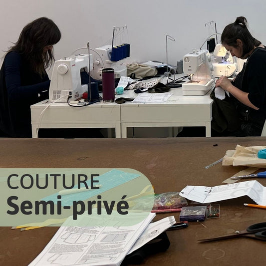 Cours couture - Semi-Privé à Montréal