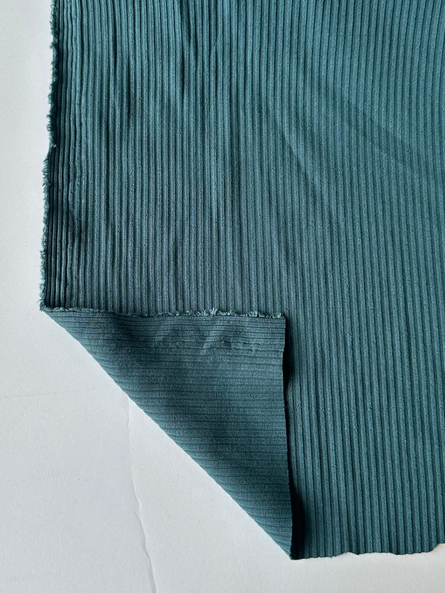 Tricot côtelé - Turquoise
