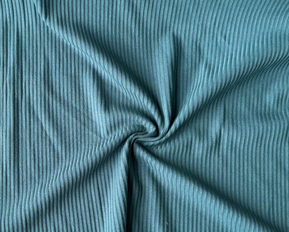 Tricot côtelé - Turquoise
