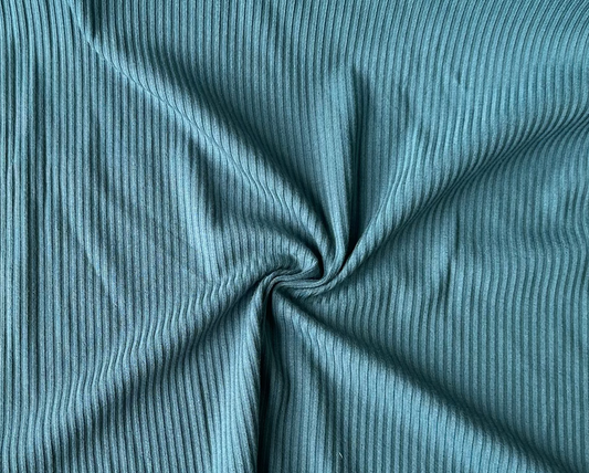 Tricot côtelé - Turquoise